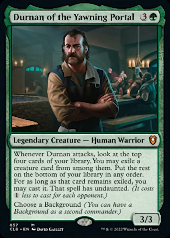 Durnan of the Yawning Portal [Commander Legends: Battle for Baldur's Gate] - Magic: The Gathering - Card Brawlers | Quebec | Canada |