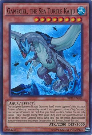 Gameciel, the Sea Turtle Kaiju [OP02-EN004] Super Rare - Yu-Gi-Oh! - Card Brawlers | Quebec | Canada |