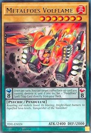 Metalfoes Volflame [TDIL-EN024] Rare - Yu-Gi-Oh! - Card Brawlers | Quebec | Canada |