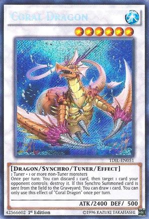 Coral Dragon [TDIL-EN051] Secret Rare - Yu-Gi-Oh! - Card Brawlers | Quebec | Canada |