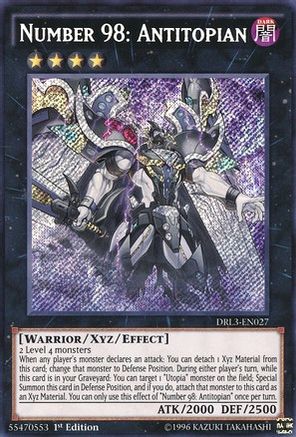 Number 98: Antitopian [DRL3-EN027] Secret Rare - Yu-Gi-Oh! - Card Brawlers | Quebec | Canada |