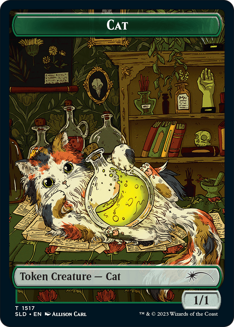 Dog // Cat Double-Sided Token [Secret Lair Commander Deck: Raining Cats and Dogs Tokens] - Magic: The Gathering - Card Brawlers | Quebec | Canada |