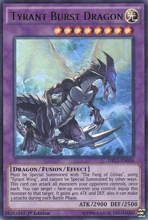Tyrant Burst Dragon [DRL3-EN058] Ultra Rare - Yu-Gi-Oh! - Card Brawlers | Quebec | Canada |