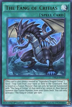 The Fang of Critias [DRL3-EN060] Ultra Rare - Yu-Gi-Oh! - Card Brawlers | Quebec | Canada |