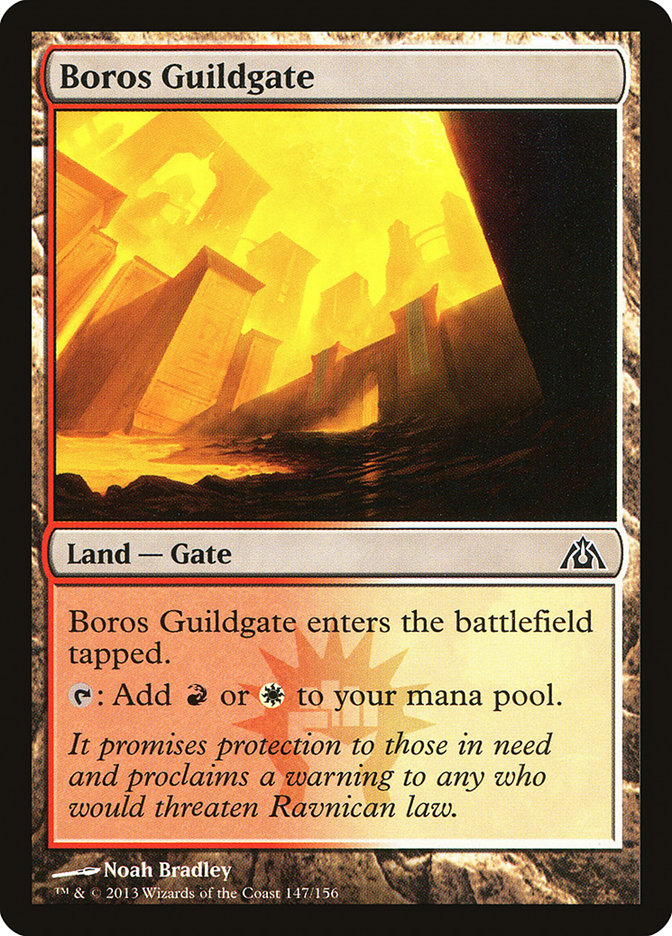 Boros Guildgate [Dragon's Maze] - Magic: The Gathering - Card Brawlers | Quebec | Canada |