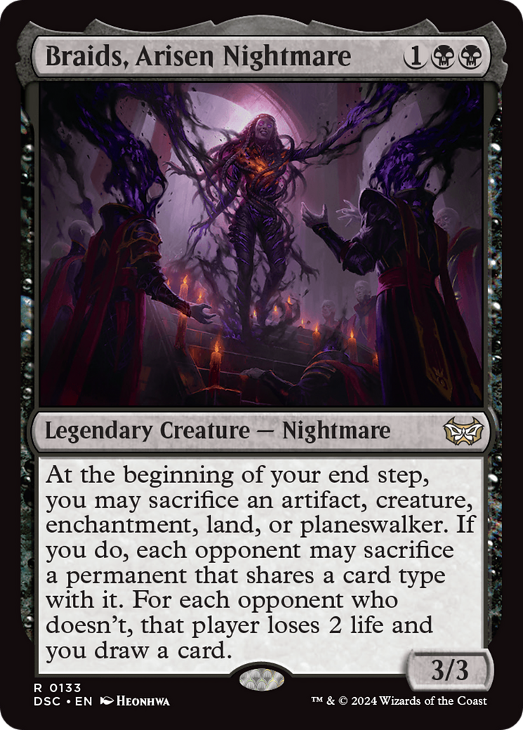 Braids, Arisen Nightmare [Duskmourn: House of Horror Commander] - Magic: The Gathering - Card Brawlers | Quebec | Canada |