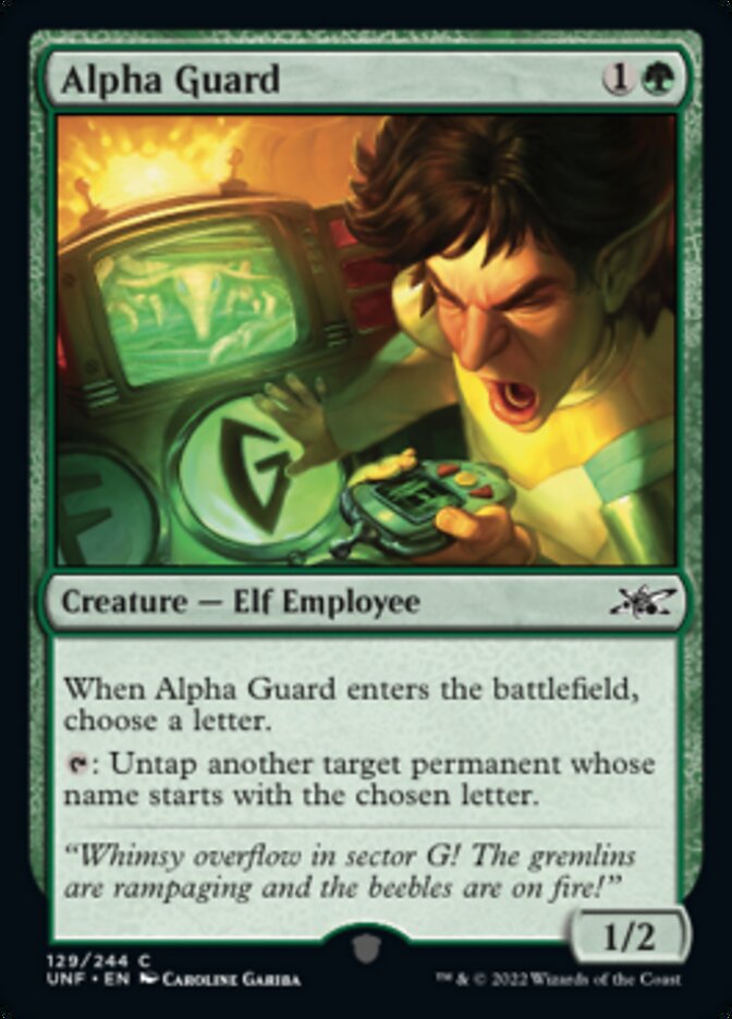Alpha Guard [Unfinity] - Magic: The Gathering - Card Brawlers | Quebec | Canada |