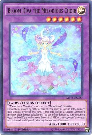 Bloom Diva le Chœur Mélodieux [MP16-EN020] Ultra Rare 