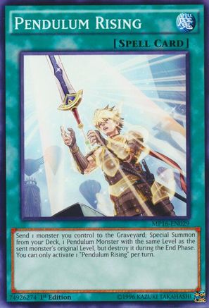 Pendulum Rising [MP16-EN029] Common - Yu-Gi-Oh! - Card Brawlers | Quebec | Canada |