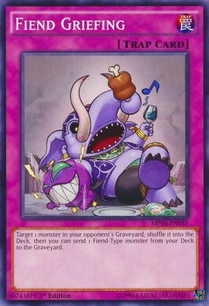 Fiend Griefing [MP16-EN035] Common - Yu-Gi-Oh! - Card Brawlers | Quebec | Canada |