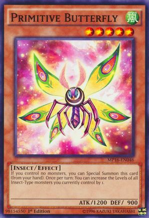 Primitive Butterfly [MP16-EN046] Common - Yu-Gi-Oh! - Card Brawlers | Quebec | Canada |