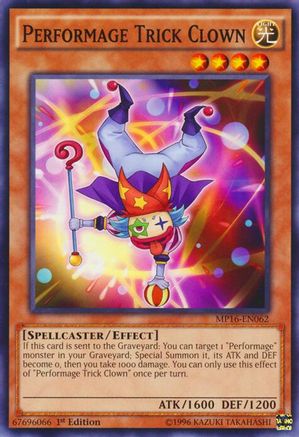 Performage Trick Clown [MP16-EN062] Common - Yu-Gi-Oh! - Card Brawlers | Quebec | Canada |