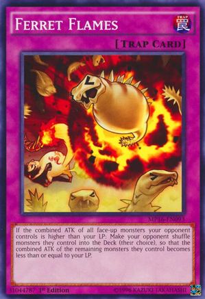 Ferret Flames [MP16-EN093] Common - Yu-Gi-Oh! - Card Brawlers | Quebec | Canada |