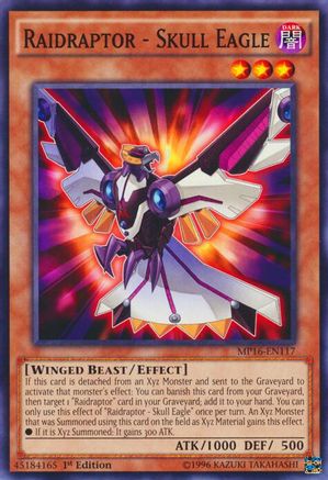 Raidraptor - Skull Eagle [MP16-EN117] Common - Yu-Gi-Oh! - Card Brawlers | Quebec | Canada |