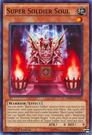 Super Soldier Soul [MP16-EN122] Common - Yu-Gi-Oh! - Card Brawlers | Quebec | Canada |