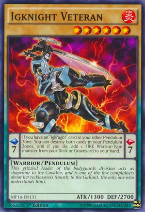 Igknight Veteran [MP16-EN131] Common - Yu-Gi-Oh! - Card Brawlers | Quebec | Canada |