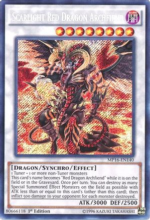Scarlight Red Dragon Archfiend [MP16-EN140] Secret Rare