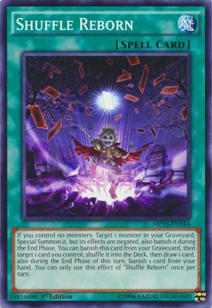 Shuffle Reborn [MP16-EN144] Common - Yu-Gi-Oh! - Card Brawlers | Quebec | Canada |