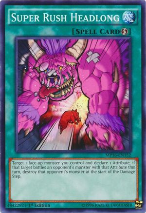 Super Rush Headlong [MP16-EN152] Common - Yu-Gi-Oh! - Card Brawlers | Quebec | Canada |