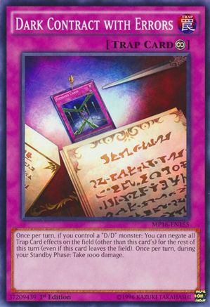 Dark Contract with Errors [MP16-EN155] Common - Yu-Gi-Oh! - Card Brawlers | Quebec | Canada |