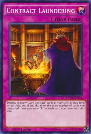 Contract Laundering [MP16-EN171] Common - Yu-Gi-Oh! - Card Brawlers | Quebec | Canada |