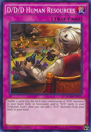 D/D/D Human Resources [MP16-EN172] Common - Yu-Gi-Oh! - Card Brawlers | Quebec | Canada |