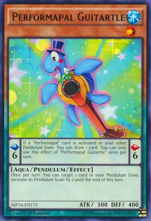 Performapal Guitartle [MP16-EN175] Rare - Yu-Gi-Oh! - Card Brawlers | Quebec | Canada |