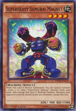 Superheavy Samurai Magnet [MP16-EN179] Common - Yu-Gi-Oh! - Card Brawlers | Quebec | Canada |