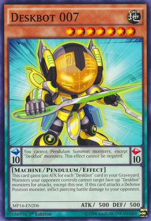 Deskbot 007 [MP16-EN206] Common - Yu-Gi-Oh! - Card Brawlers | Quebec | Canada |