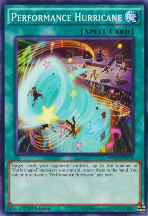 Performance Hurricane [MP16-EN214] Common - Yu-Gi-Oh! - Card Brawlers | Quebec | Canada |