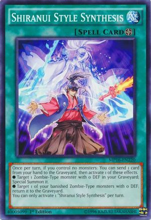 Shiranui Style Synthesis [MP16-EN220] Common - Yu-Gi-Oh! - Card Brawlers | Quebec | Canada |