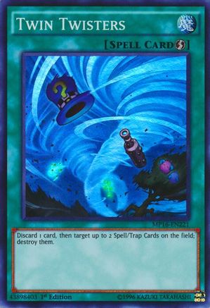 Twin Twisters [MP16-EN221] Super Rare - Yu-Gi-Oh! - Card Brawlers | Quebec | Canada |