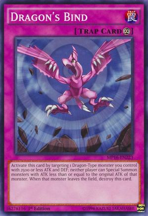 Dragon's Bind [MP16-EN223] Common - Yu-Gi-Oh! - Card Brawlers | Quebec | Canada |