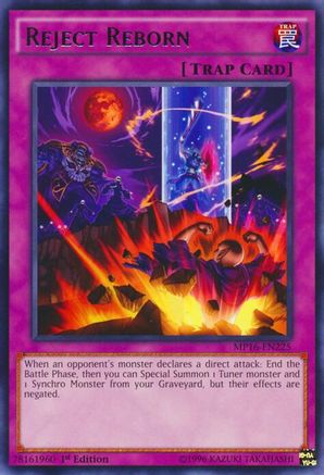 Reject Reborn [MP16-EN225] Rare - Yu-Gi-Oh! - Card Brawlers | Quebec | Canada |