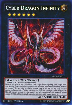 Cyber Dragon Infinity [MP16-EN237] Secret Rare - Yu-Gi-Oh! - Card Brawlers | Quebec | Canada |