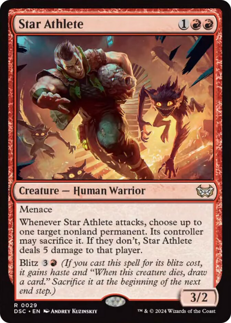 Star Athlete [Duskmourn: House of Horror Commander] - Magic: The Gathering - Card Brawlers | Quebec | Canada |