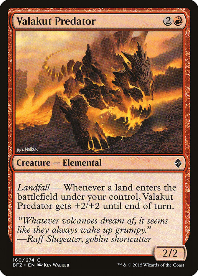 Valakut Predator [Battle for Zendikar] - Magic: The Gathering - Card Brawlers | Quebec | Canada |