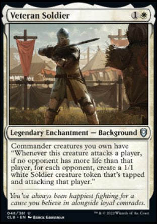 Veteran Soldier [Commander Legends: Battle for Baldur's Gate] - Magic: The Gathering - Card Brawlers | Quebec | Canada |
