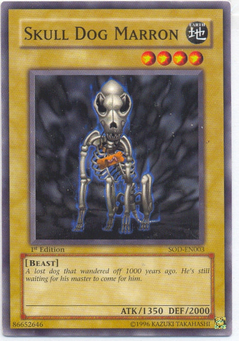 Skull Dog Marron [SOD-EN003] Common - Yu-Gi-Oh! - Card Brawlers | Quebec | Canada |
