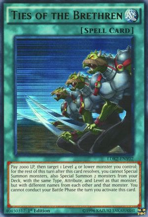 Ties of the Brethren [LDK2-ENY02] Ultra Rare - Yu-Gi-Oh! - Card Brawlers | Quebec | Canada |