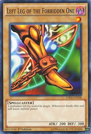 Left Leg of the Forbidden One [LDK2-ENY08] Common - Yu-Gi-Oh! - Card Brawlers | Quebec | Canada |