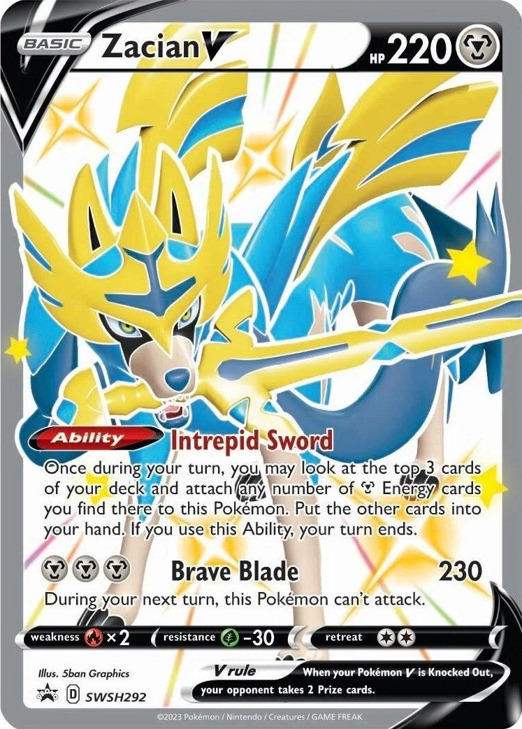 Zacian V (SWSH292) [Sword & Shield: Black Star Promos] - Pokémon - Card Brawlers | Quebec | Canada |