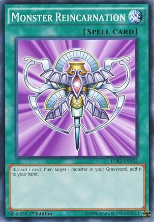 Monster Reincarnation [LDK2-ENY32] Common - Yu-Gi-Oh! - Card Brawlers | Quebec | Canada |