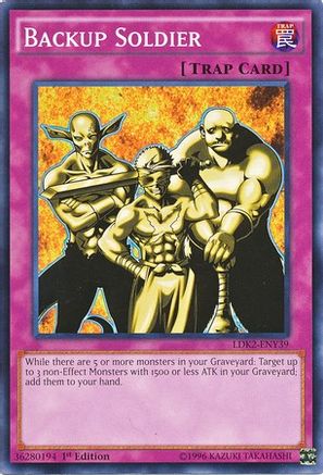 Backup Soldier [LDK2-ENY39] Common - Yu-Gi-Oh! - Card Brawlers | Quebec | Canada |