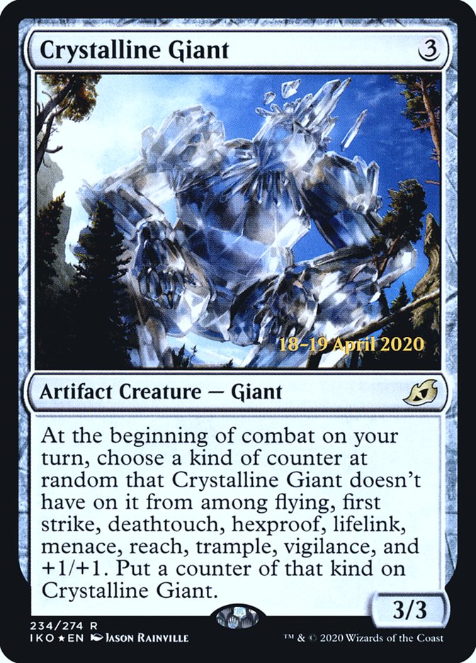 Crystalline Giant [Ikoria: Lair of Behemoths Prerelease Promos] - Magic: The Gathering - Card Brawlers | Quebec | Canada |
