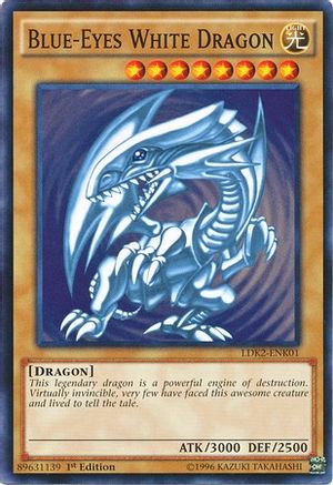 Blue-Eyes White Dragon (Version 2) [LDK2-ENK01] Common - Yu-Gi-Oh! - Card Brawlers | Quebec | Canada |