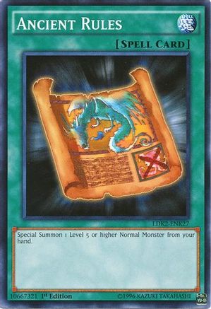 Ancient Rules [LDK2-ENK27] Common - Yu-Gi-Oh! - Card Brawlers | Quebec | Canada |