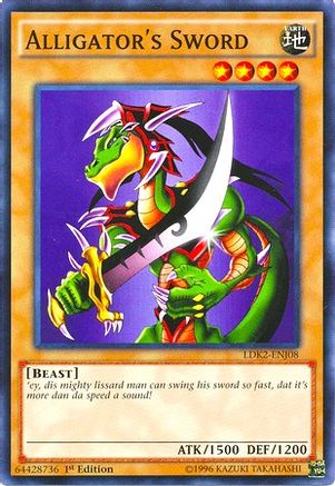 Alligator's Sword [LDK2-ENJ08] Common - Yu-Gi-Oh! - Card Brawlers | Quebec | Canada |
