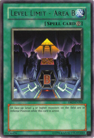 Level Limit - Area B [DR2-EN205] Rare - Yu-Gi-Oh! - Card Brawlers | Quebec | Canada |