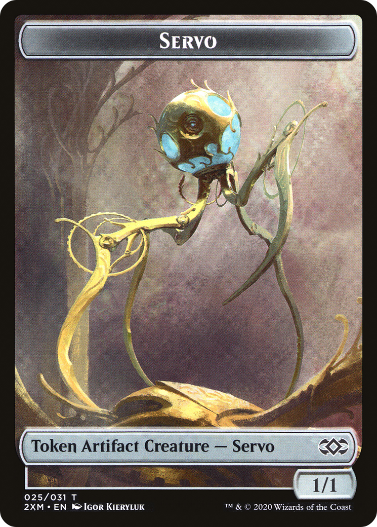 Human Soldier // Servo Double-Sided Token [Double Masters Tokens] - Magic: The Gathering - Card Brawlers | Quebec | Canada |